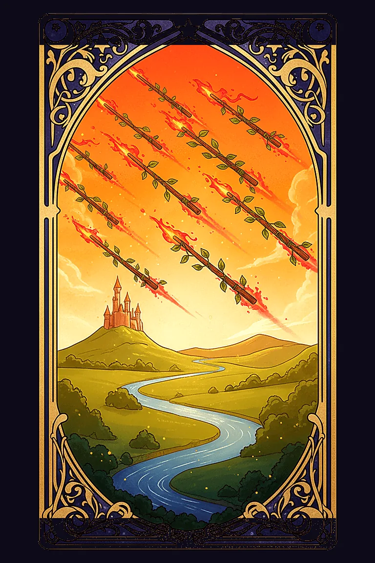 Eight of Wands