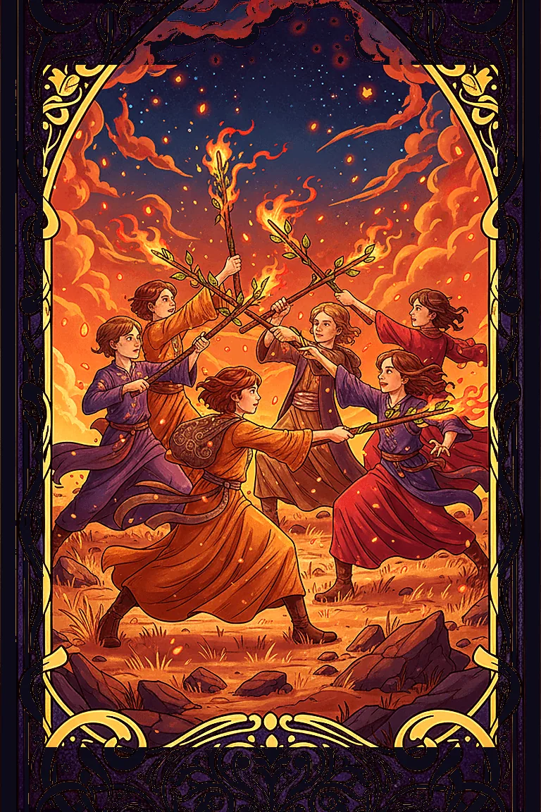 Five of Wands